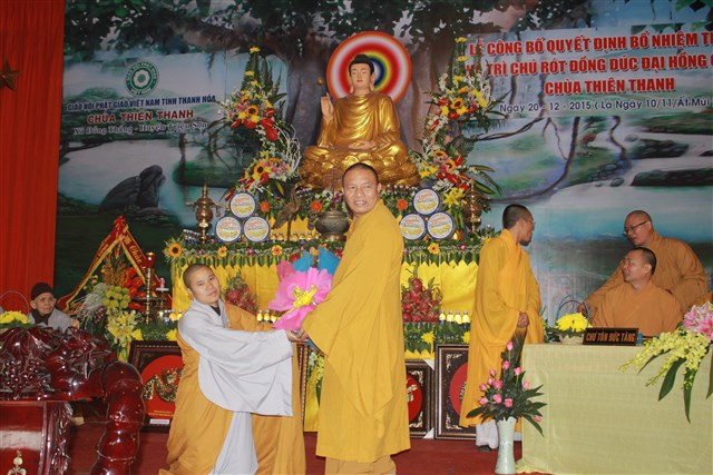 Thanh Hóa: Lễ bổ nhiệm trụ trì chùa Thiên Thanh