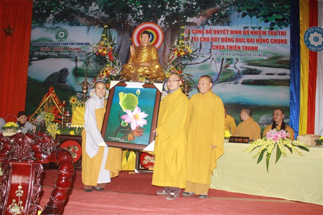 Thanh Hóa: Lễ bổ nhiệm trụ trì chùa Thiên Thanh