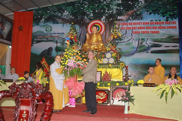 Thanh Hóa: Lễ bổ nhiệm trụ trì chùa Thiên Thanh