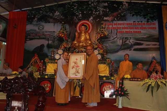 Thanh Hóa: Lễ bổ nhiệm trụ trì chùa Thiên Thanh