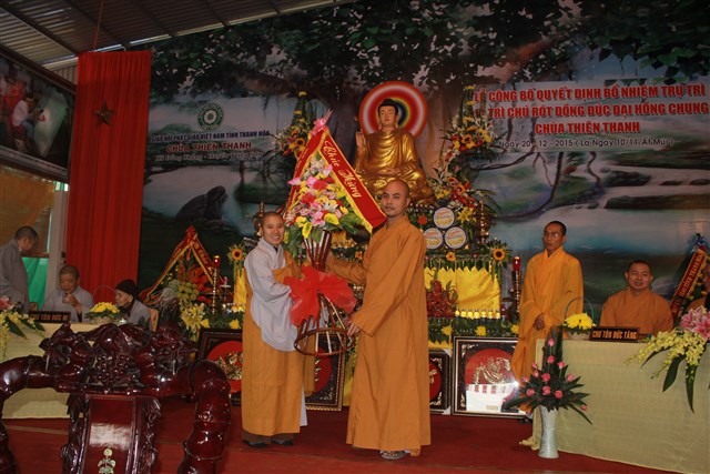 Thanh Hóa: Lễ bổ nhiệm trụ trì chùa Thiên Thanh