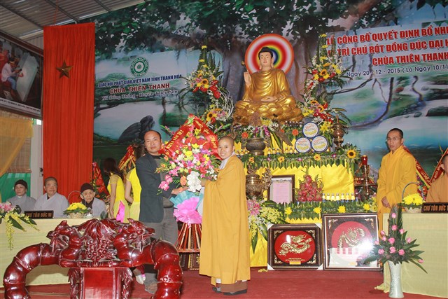 Thanh Hóa: Lễ bổ nhiệm trụ trì chùa Thiên Thanh
