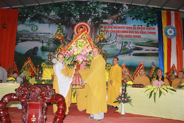 Thanh Hóa: Lễ bổ nhiệm trụ trì chùa Thiên Thanh
