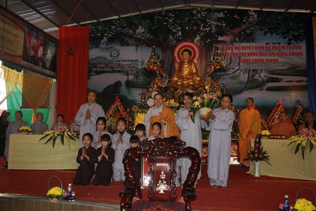 Thanh Hóa: Lễ bổ nhiệm trụ trì chùa Thiên Thanh