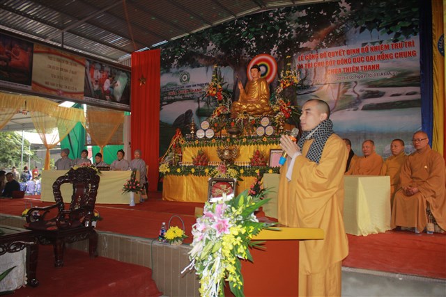 Thanh Hóa: Lễ bổ nhiệm trụ trì chùa Thiên Thanh