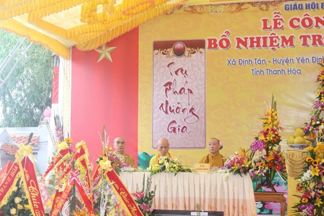 Lễ bổ nhiệm trụ trì chùa Yên Hoành