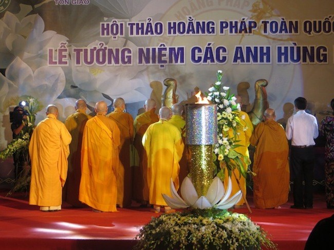 Hội thảo Hoằng pháp: Lễ truy niệm các anh hùng liệt sĩ
