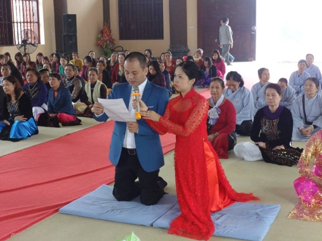Thanh Hóa: Hai đôi tân hôn về Thiền Viện Trúc Lâm Hàm Rồng làm lễ hằng thuận