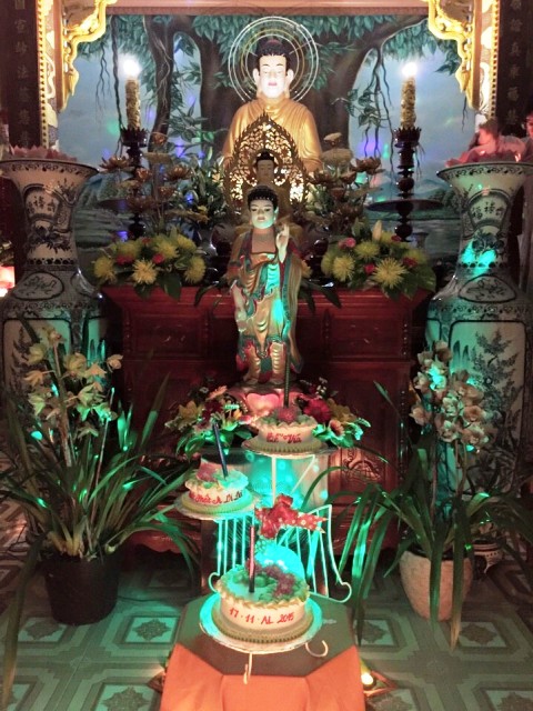 Khánh Hòa: Chùa Phổ Thiện đêm Hoa đăng vía Phật A Di Đà