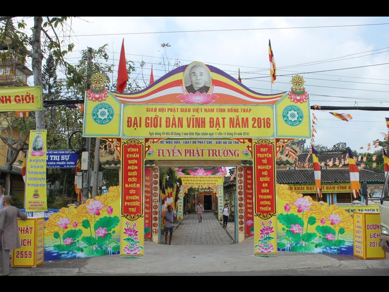 Đồng Tháp: Chuẩn Bị Công Tác Đại Giới Đàn Đã Hoàn Tất
