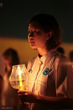 Thái Lan: Chùm ảnh thiêng liêng lễ Magha Puja tại tu viện Wat Dhammakaya