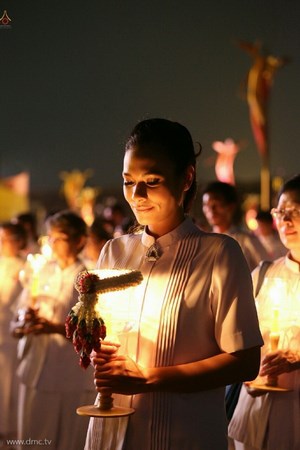 Thái Lan: Chùm ảnh thiêng liêng lễ Magha Puja tại tu viện Wat Dhammakaya