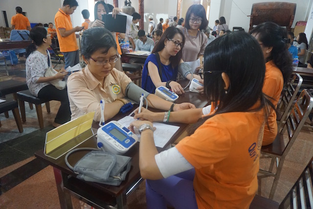 Chùa Giác Ngộ - Quỹ Đạo Phật Ngày Nay tổ chức chương trình hiến máu nhân đạo lần 4