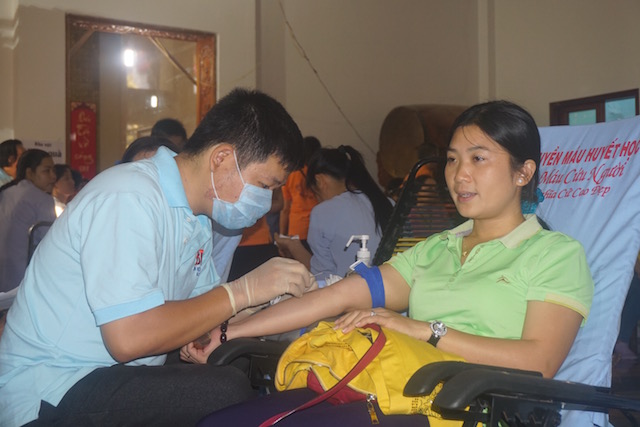 Chùa Giác Ngộ - Quỹ Đạo Phật Ngày Nay tổ chức chương trình hiến máu nhân đạo lần 4