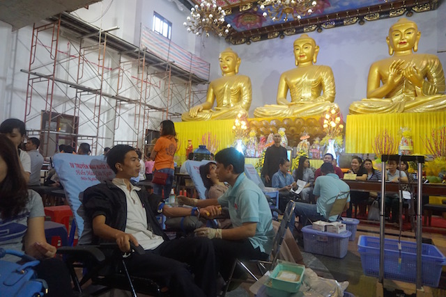 Chùa Giác Ngộ - Quỹ Đạo Phật Ngày Nay tổ chức chương trình hiến máu nhân đạo lần 4