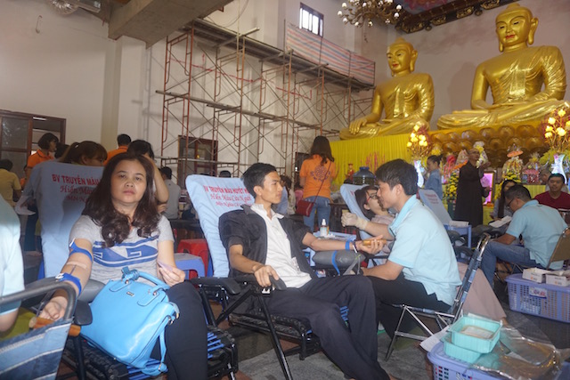 Chùa Giác Ngộ - Quỹ Đạo Phật Ngày Nay tổ chức chương trình hiến máu nhân đạo lần 4