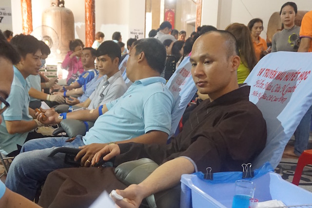 Chùa Giác Ngộ - Quỹ Đạo Phật Ngày Nay tổ chức chương trình hiến máu nhân đạo lần 4