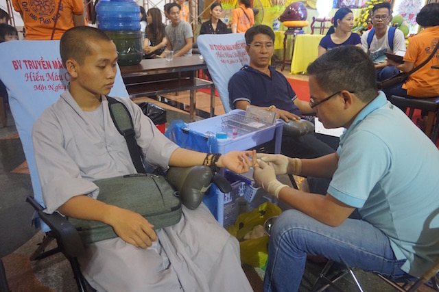 Chùa Giác Ngộ - Quỹ Đạo Phật Ngày Nay tổ chức chương trình hiến máu nhân đạo lần 4