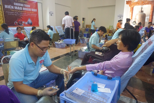 Chùa Giác Ngộ - Quỹ Đạo Phật Ngày Nay tổ chức chương trình hiến máu nhân đạo lần 4