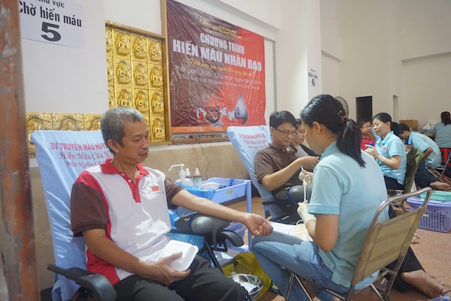 Chùa Giác Ngộ - Quỹ Đạo Phật Ngày Nay tổ chức chương trình hiến máu nhân đạo lần 4