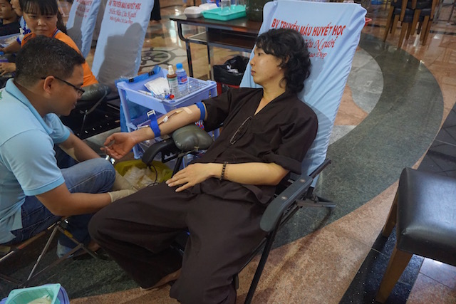Chùa Giác Ngộ - Quỹ Đạo Phật Ngày Nay tổ chức chương trình hiến máu nhân đạo lần 4
