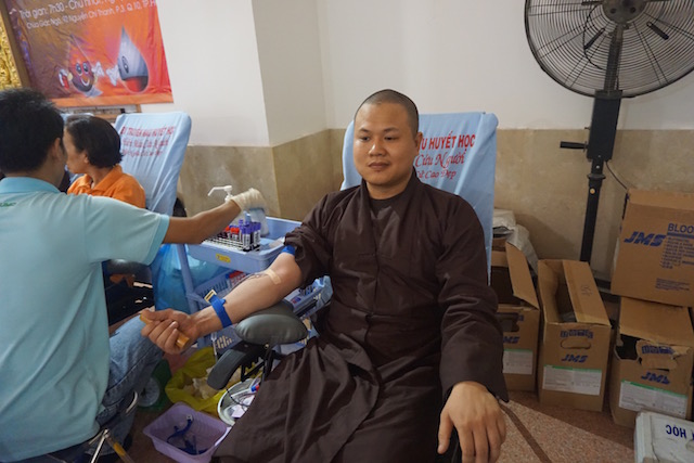 Chùa Giác Ngộ - Quỹ Đạo Phật Ngày Nay tổ chức chương trình hiến máu nhân đạo lần 4