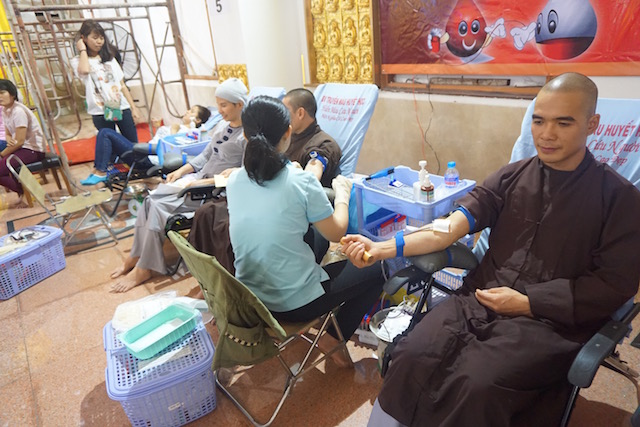 Chùa Giác Ngộ - Quỹ Đạo Phật Ngày Nay tổ chức chương trình hiến máu nhân đạo lần 4