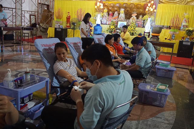 Chùa Giác Ngộ - Quỹ Đạo Phật Ngày Nay tổ chức chương trình hiến máu nhân đạo lần 4