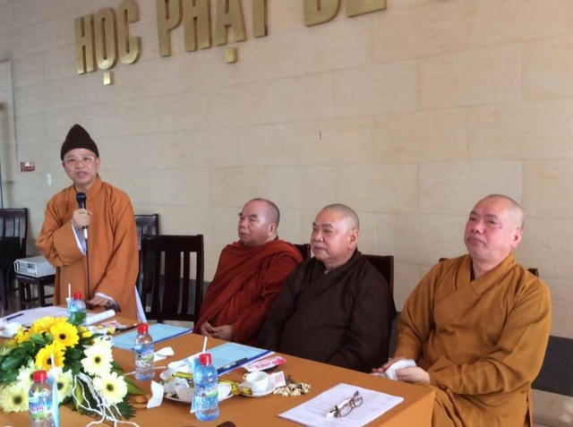 Ban Giáo Dục Tăng Ni Trung Ương Viếng thăm và làm việc tại trường Trung Cao Phật Học