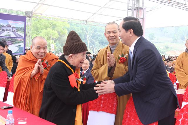 Thái Nguyên: Lễ động thổ khởi công xây dựng khu du lịch tâm linh Hồ Núi Cốc