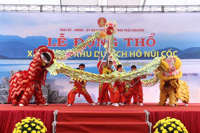 Thái Nguyên: Lễ động thổ khởi công xây dựng khu du lịch tâm linh Hồ Núi Cốc