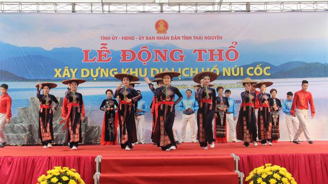 Thái Nguyên: Lễ động thổ khởi công xây dựng khu du lịch tâm linh Hồ Núi Cốc