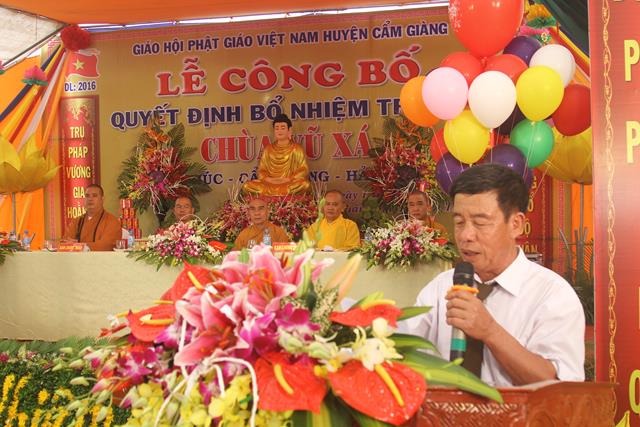 Hải Dương: Lễ công bố quyết định bổ nhiệm trụ trì chùa Vũ Xá