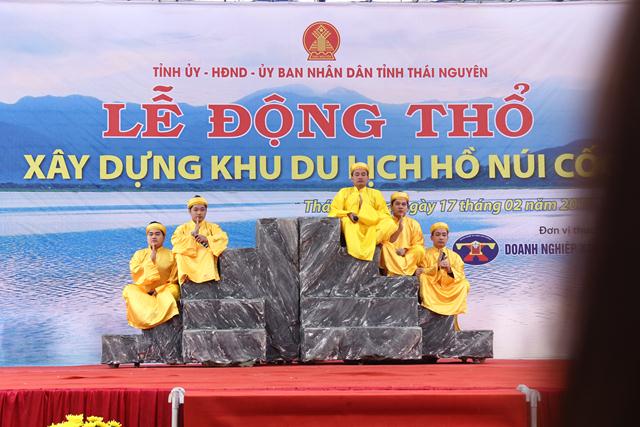 Thái Nguyên: Lễ động thổ khởi công xây dựng khu du lịch tâm linh Hồ Núi Cốc