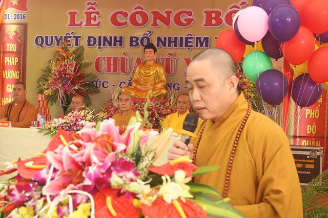 Hải Dương: Lễ công bố quyết định bổ nhiệm trụ trì chùa Vũ Xá