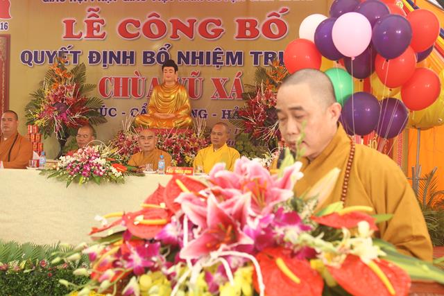 Hải Dương: Lễ công bố quyết định bổ nhiệm trụ trì chùa Vũ Xá