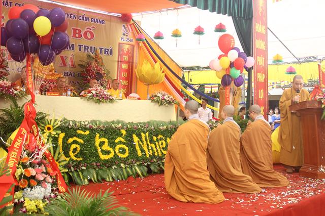 Hải Dương: Lễ công bố quyết định bổ nhiệm trụ trì chùa Vũ Xá