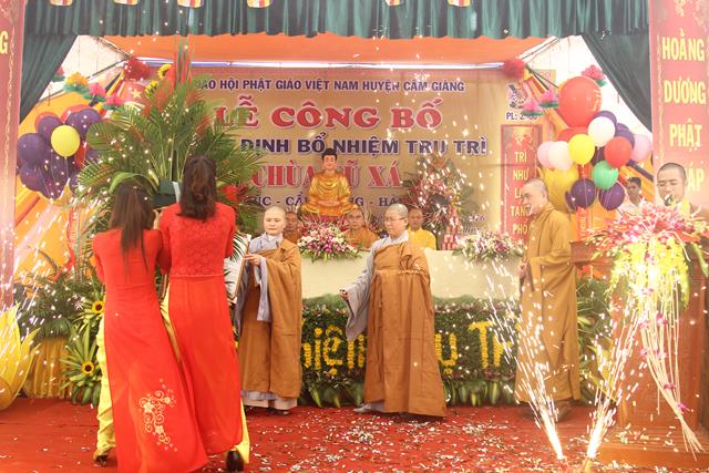 Hải Dương: Lễ công bố quyết định bổ nhiệm trụ trì chùa Vũ Xá