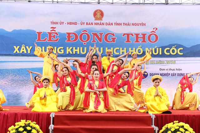 Thái Nguyên: Lễ động thổ khởi công xây dựng khu du lịch tâm linh Hồ Núi Cốc