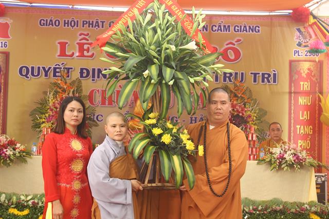 Hải Dương: Lễ công bố quyết định bổ nhiệm trụ trì chùa Vũ Xá