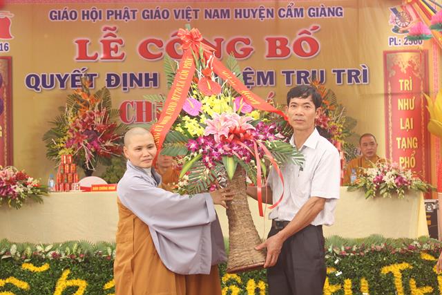 Hải Dương: Lễ công bố quyết định bổ nhiệm trụ trì chùa Vũ Xá