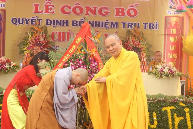 Hải Dương: Lễ công bố quyết định bổ nhiệm trụ trì chùa Vũ Xá