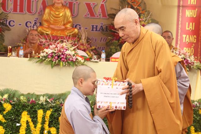 Hải Dương: Lễ công bố quyết định bổ nhiệm trụ trì chùa Vũ Xá