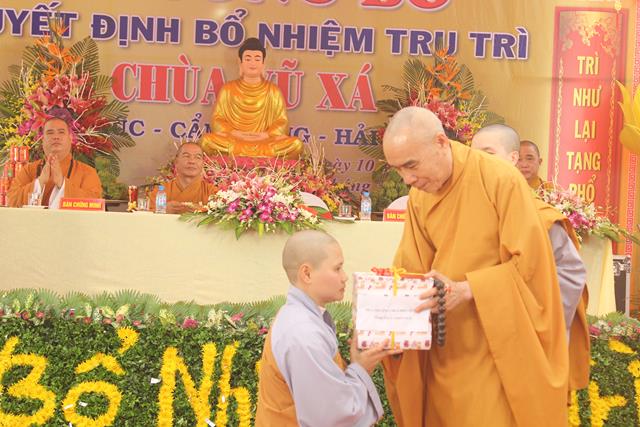 Hải Dương: Lễ công bố quyết định bổ nhiệm trụ trì chùa Vũ Xá