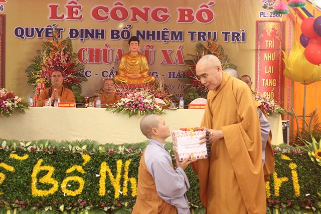 Hải Dương: Lễ công bố quyết định bổ nhiệm trụ trì chùa Vũ Xá