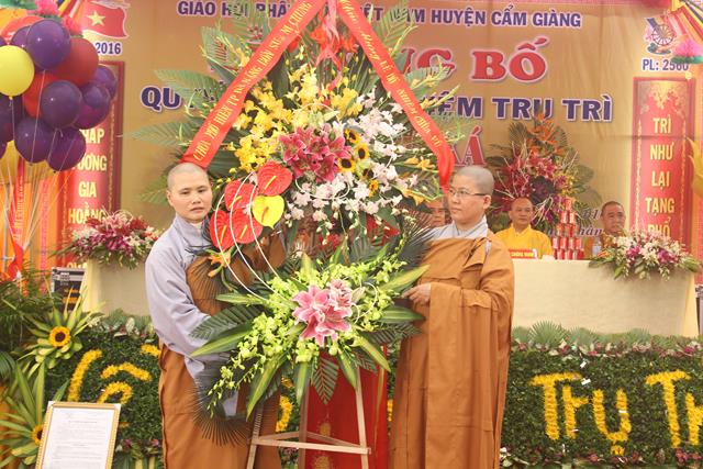 Hải Dương: Lễ công bố quyết định bổ nhiệm trụ trì chùa Vũ Xá