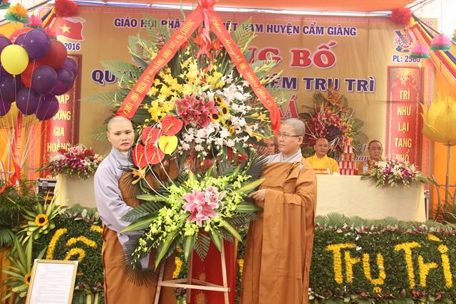 Hải Dương: Lễ công bố quyết định bổ nhiệm trụ trì chùa Vũ Xá