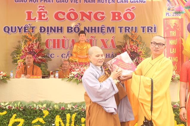 Hải Dương: Lễ công bố quyết định bổ nhiệm trụ trì chùa Vũ Xá