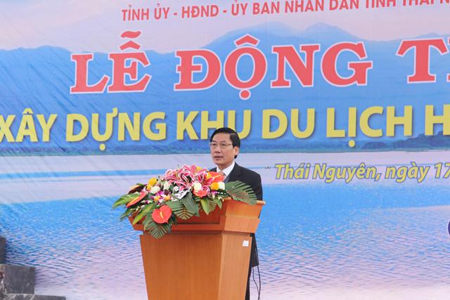 Thái Nguyên: Lễ động thổ khởi công xây dựng khu du lịch tâm linh Hồ Núi Cốc