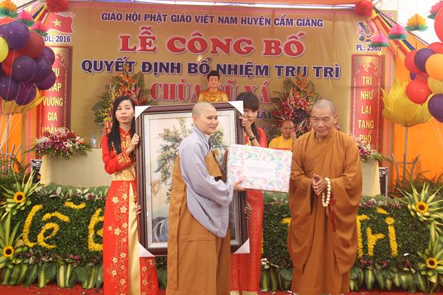 Hải Dương: Lễ công bố quyết định bổ nhiệm trụ trì chùa Vũ Xá